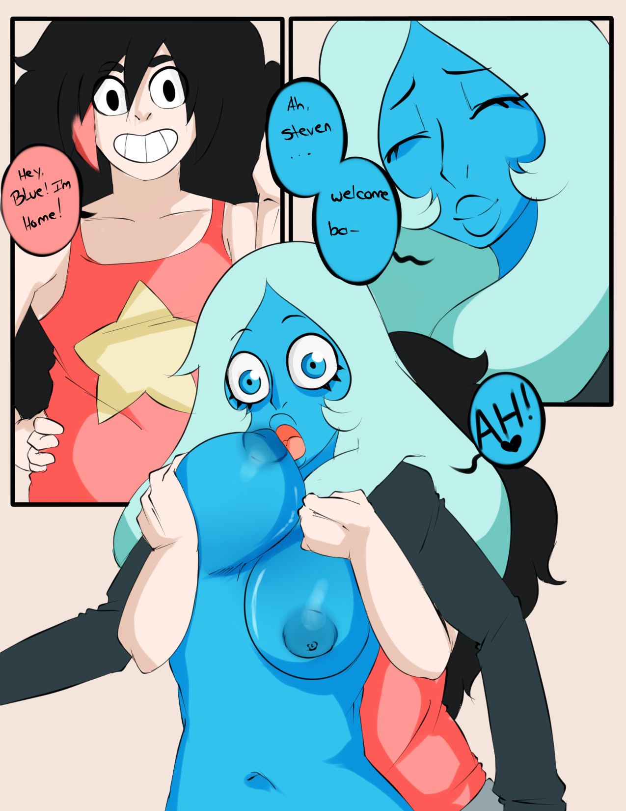 Blue Diamond Waifu page 1 full