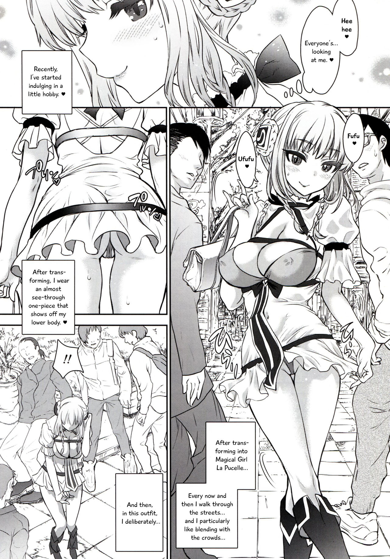 La Pucelle ga Chikan Densha de Lapulapu Shichau Hon page 4 full
