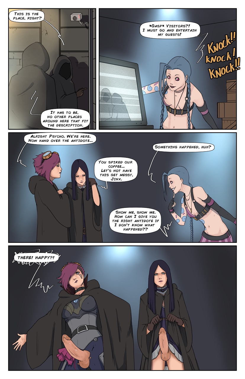 Futa Vi and Cait x Jinx page 1 full