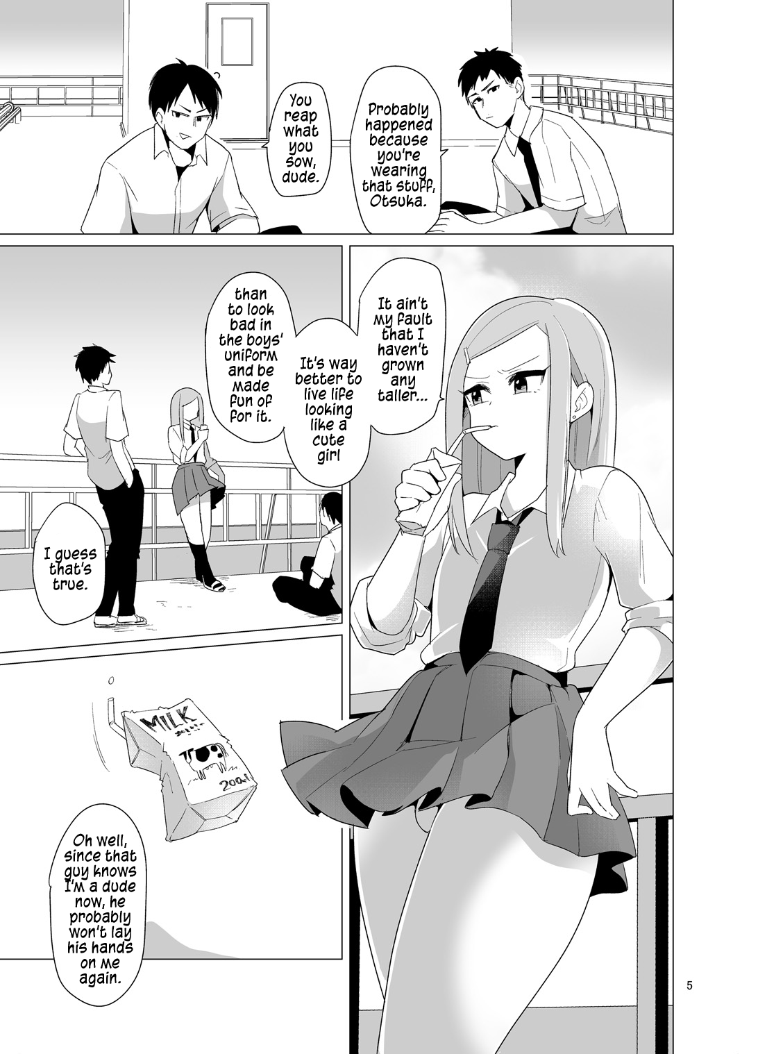 Josou Danshi ga Chikan ni Okasareru made no 3 Hiai | The Crossdressing Boy Who Got Molested Over A Period Of 3 Days page 6 full