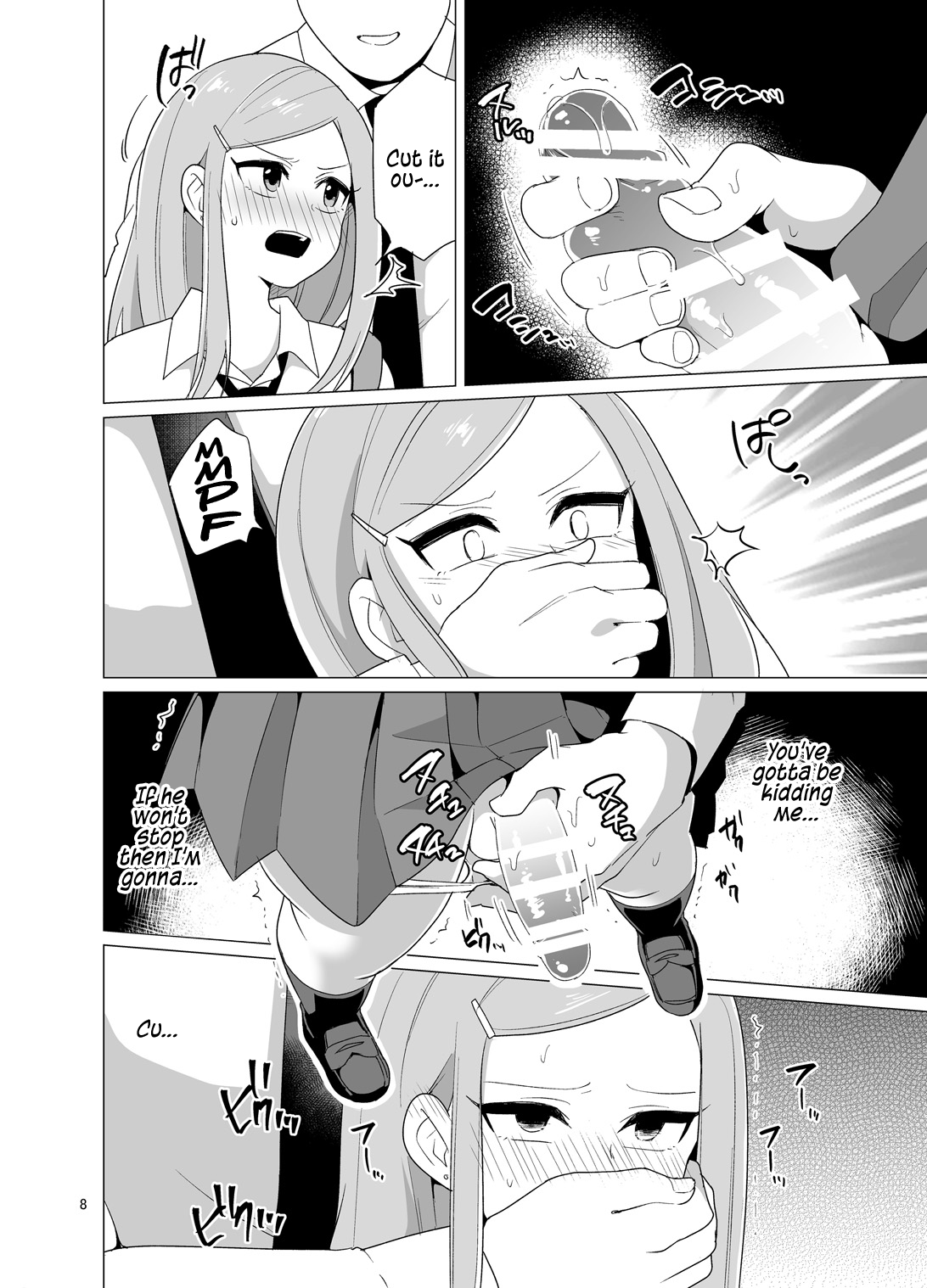 Josou Danshi ga Chikan ni Okasareru made no 3 Hiai | The Crossdressing Boy Who Got Molested Over A Period Of 3 Days page 9 full