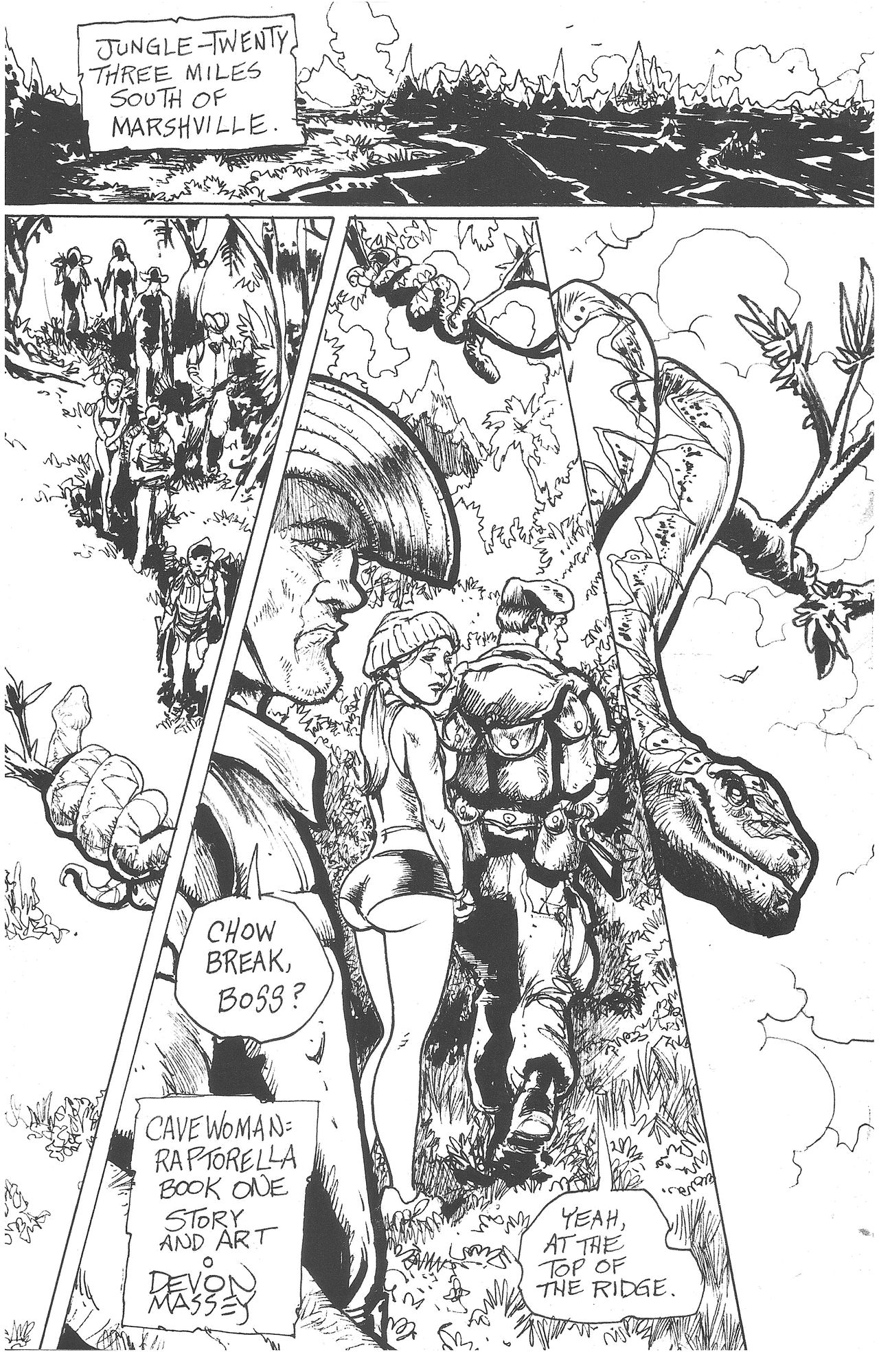 Cavewoman: Raptorella page 9 full