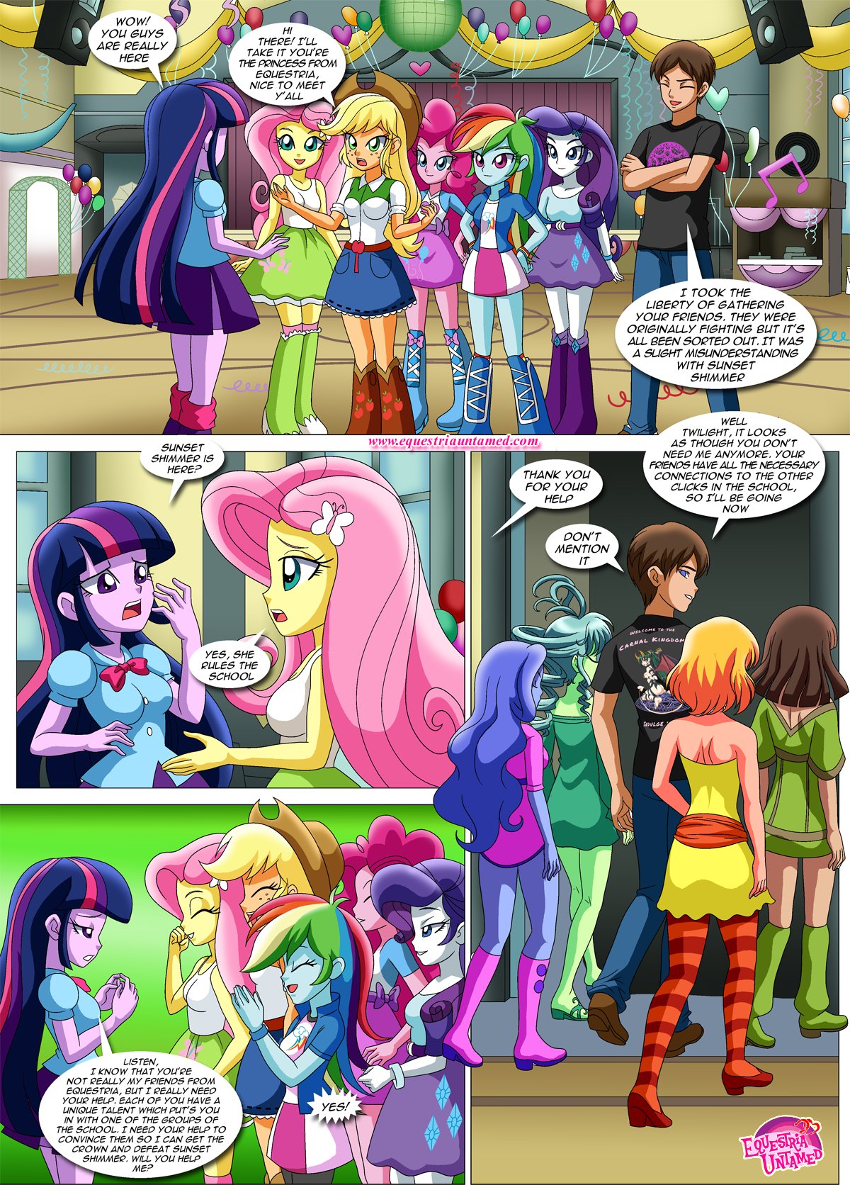 Equestria Girls Unleashed page 6 full