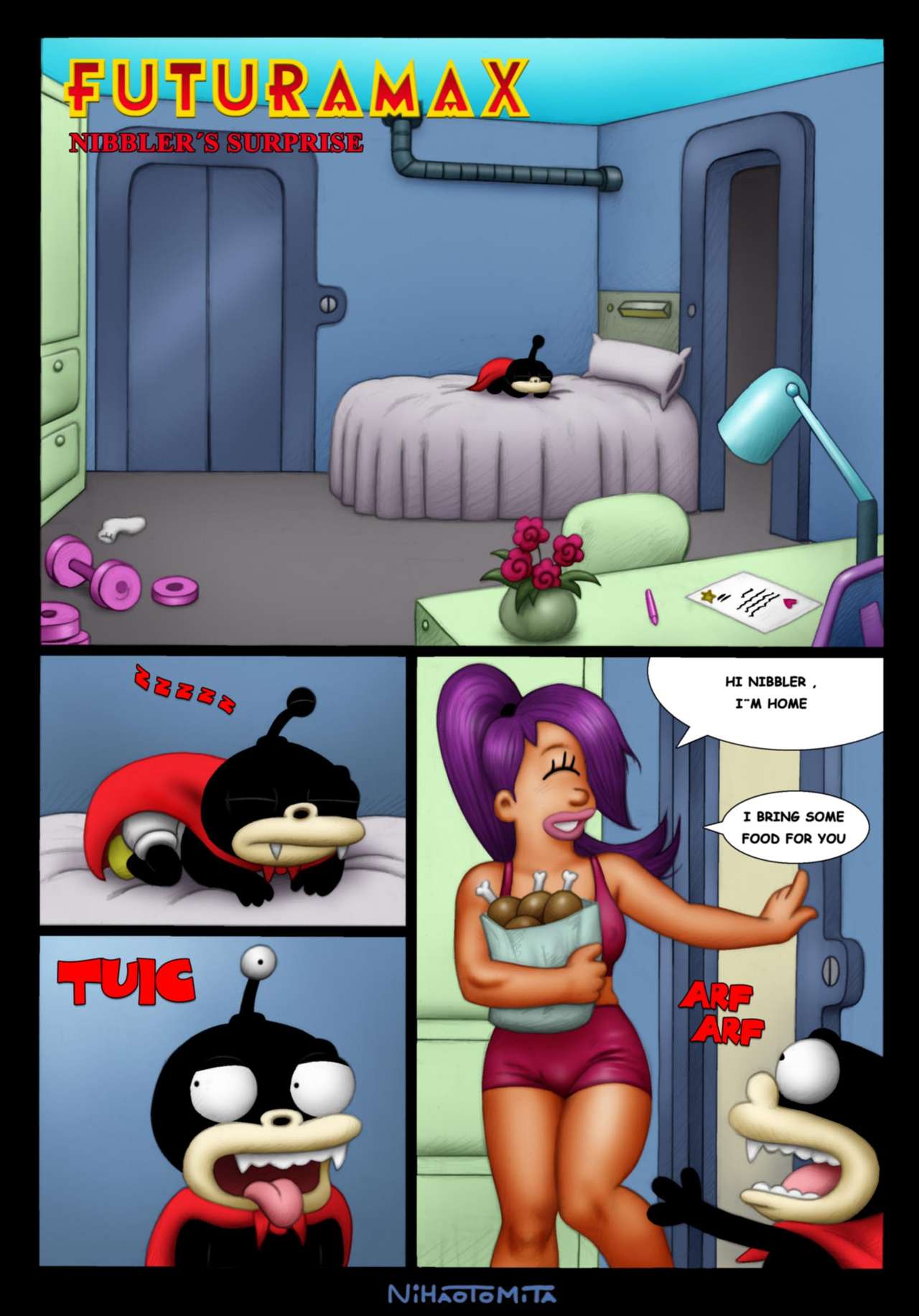 Futuramax - Nibbler´s Surprise page 1 full