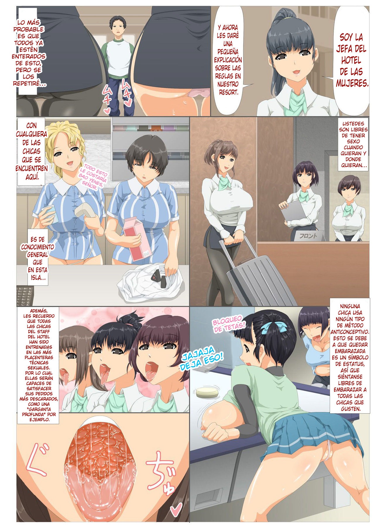 Kiniitta Chitsu ni Ikinari Nakadashi OK na Resort Shima ~Netori Mae~ | El Resort De La Isla Llena De Mujeres Que Adoran Que Te Corras Adentro 1 page 4 full