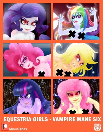 Equestria Girls - Vampire Mane Six cover