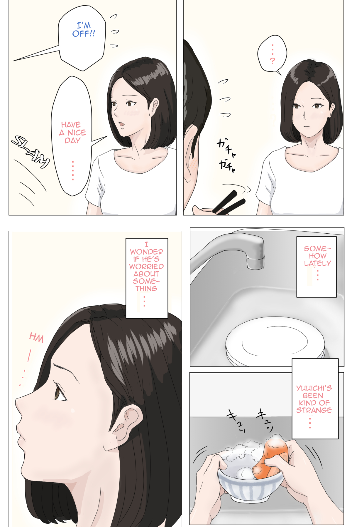 Kaa-san Ja Nakya Dame Nan Da!!! | Mother, it has to be you!!! page 4 full