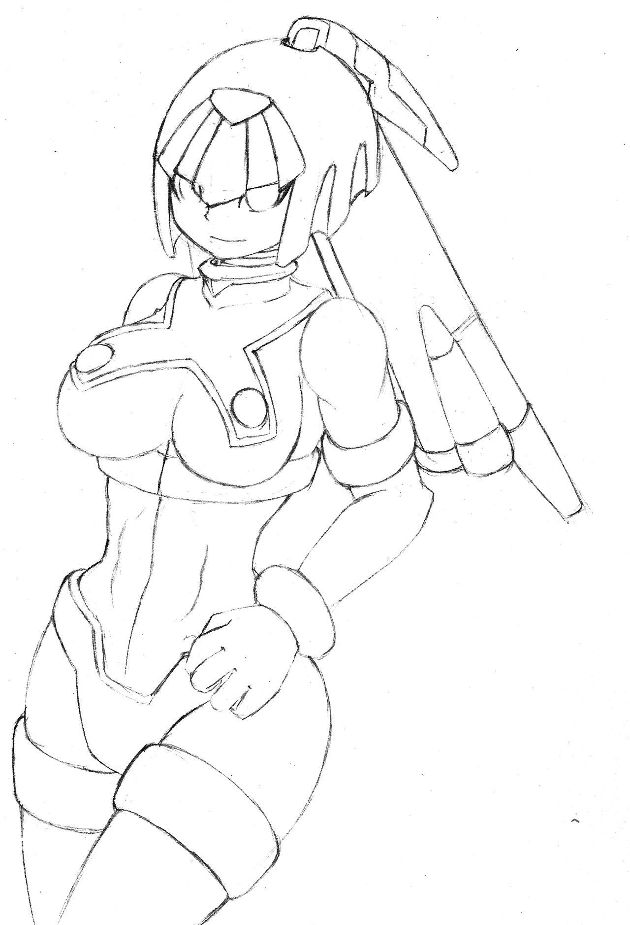 My Megaman Girls Hentai Drawing page 10 full