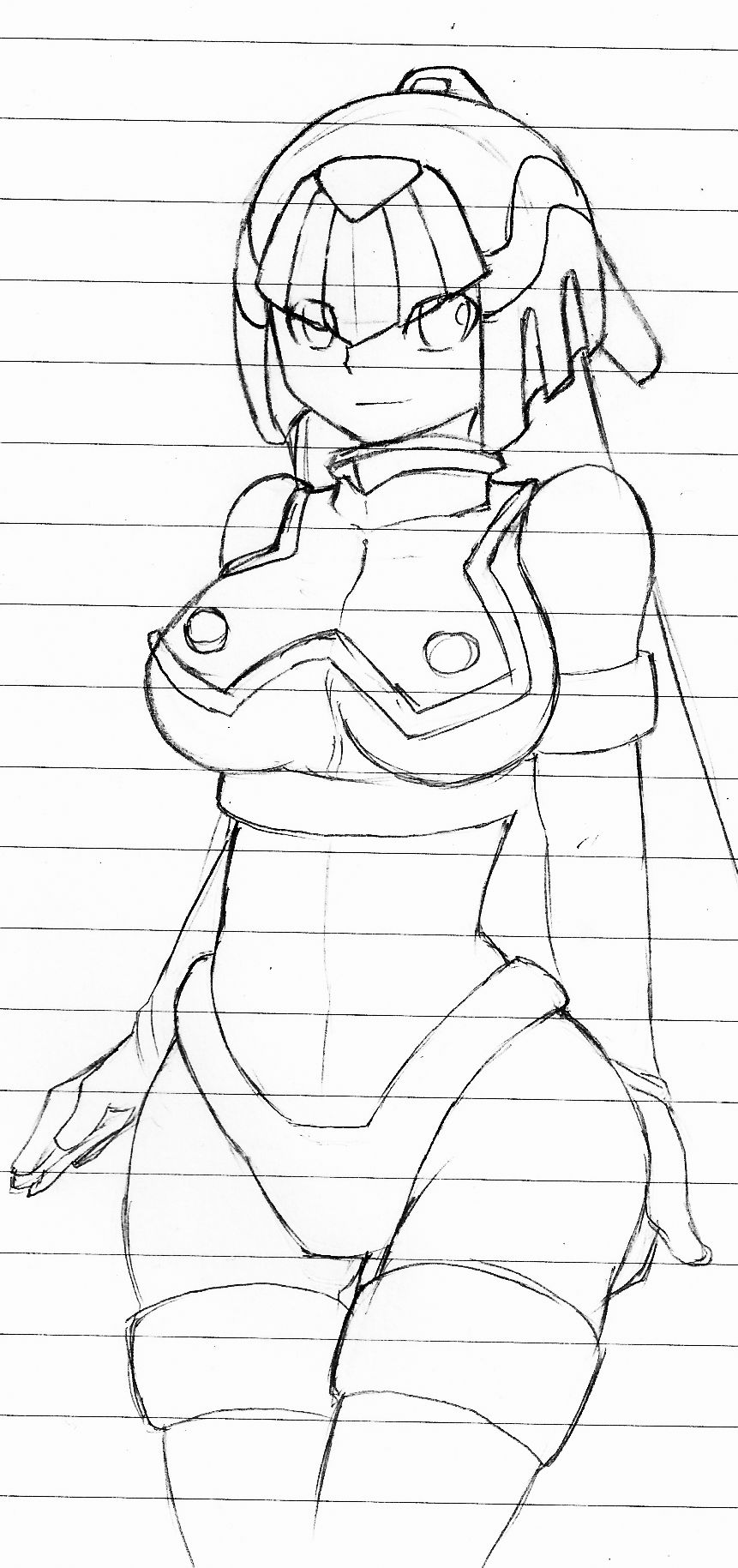 My Megaman Girls Hentai Drawing page 7 full