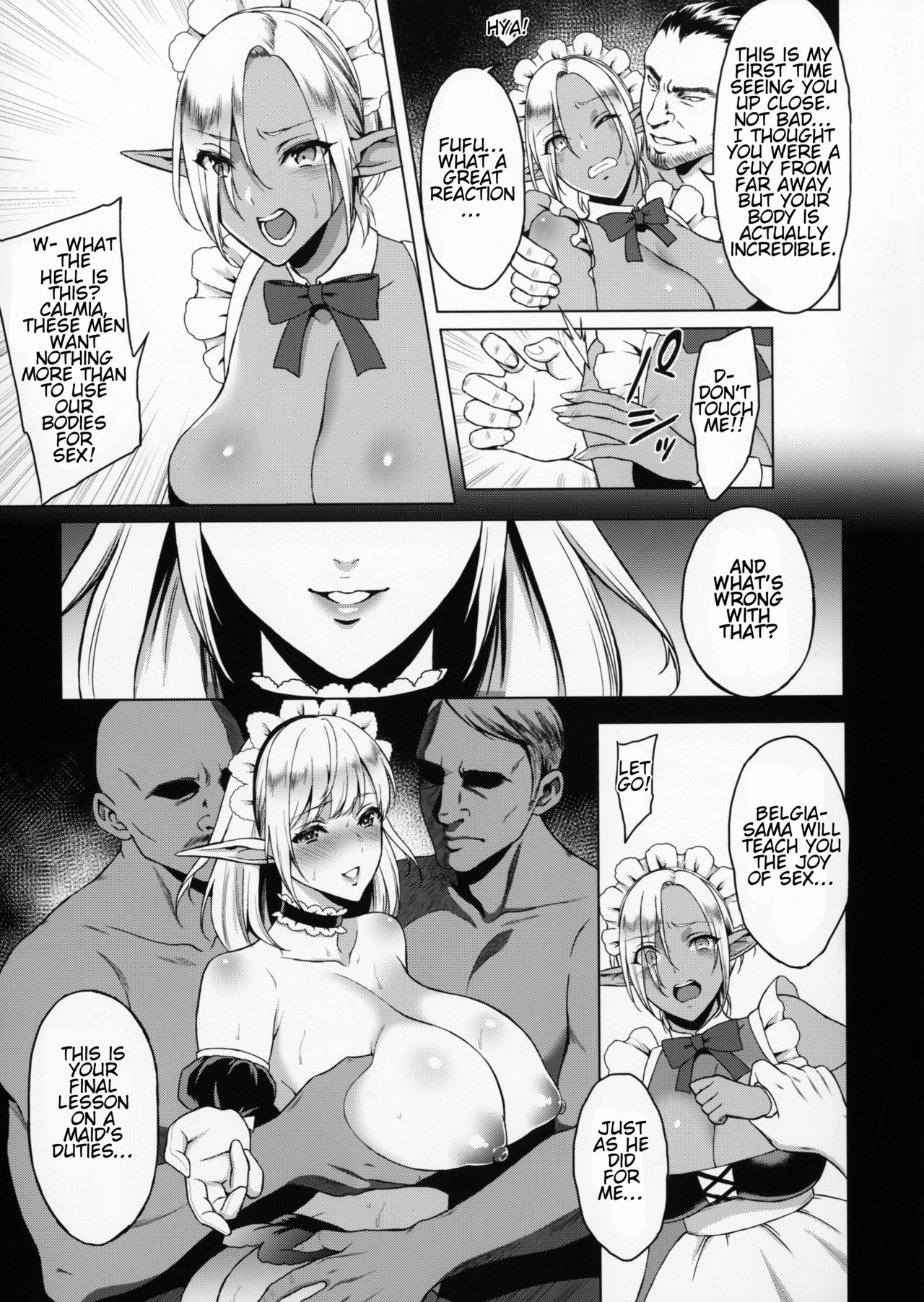 Reizoku Elf Maid + C91 Kaijou Genteibon | Elf Maid Slaves page 9 full