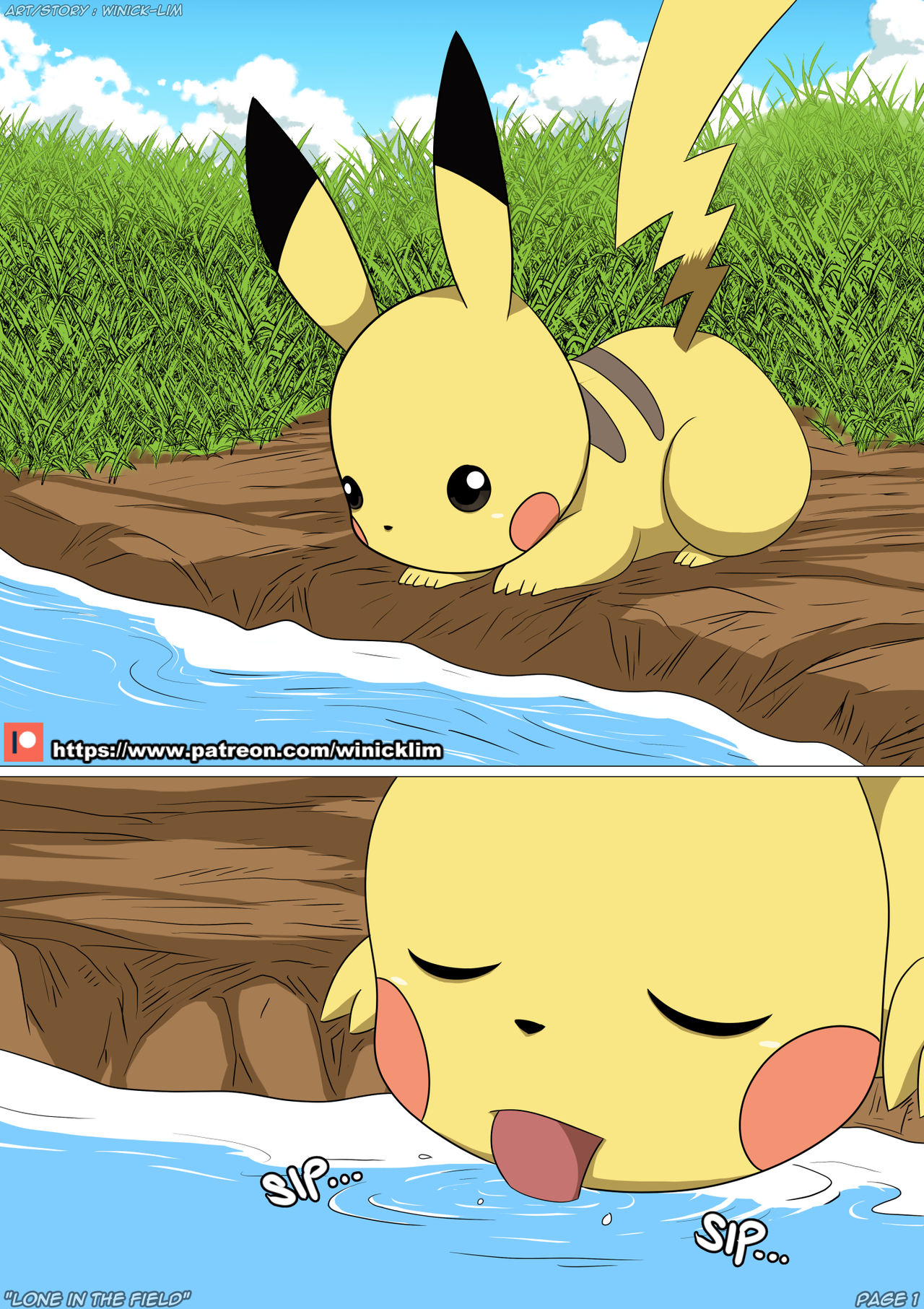 Lone in the Field page 1 full