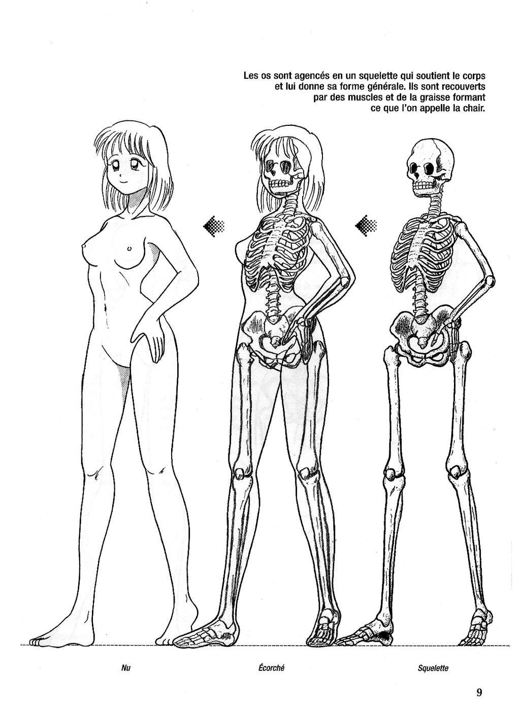 Le dessin du Manga 04 - Personnages feminin, Attitudes, Expressions page 10 full
