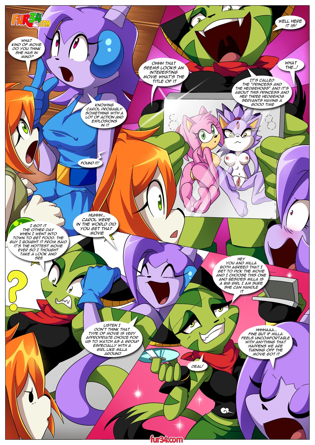 Watching A Movie With Friends page 3 full