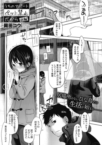 Uchi no apart pet kinshi dakara cover