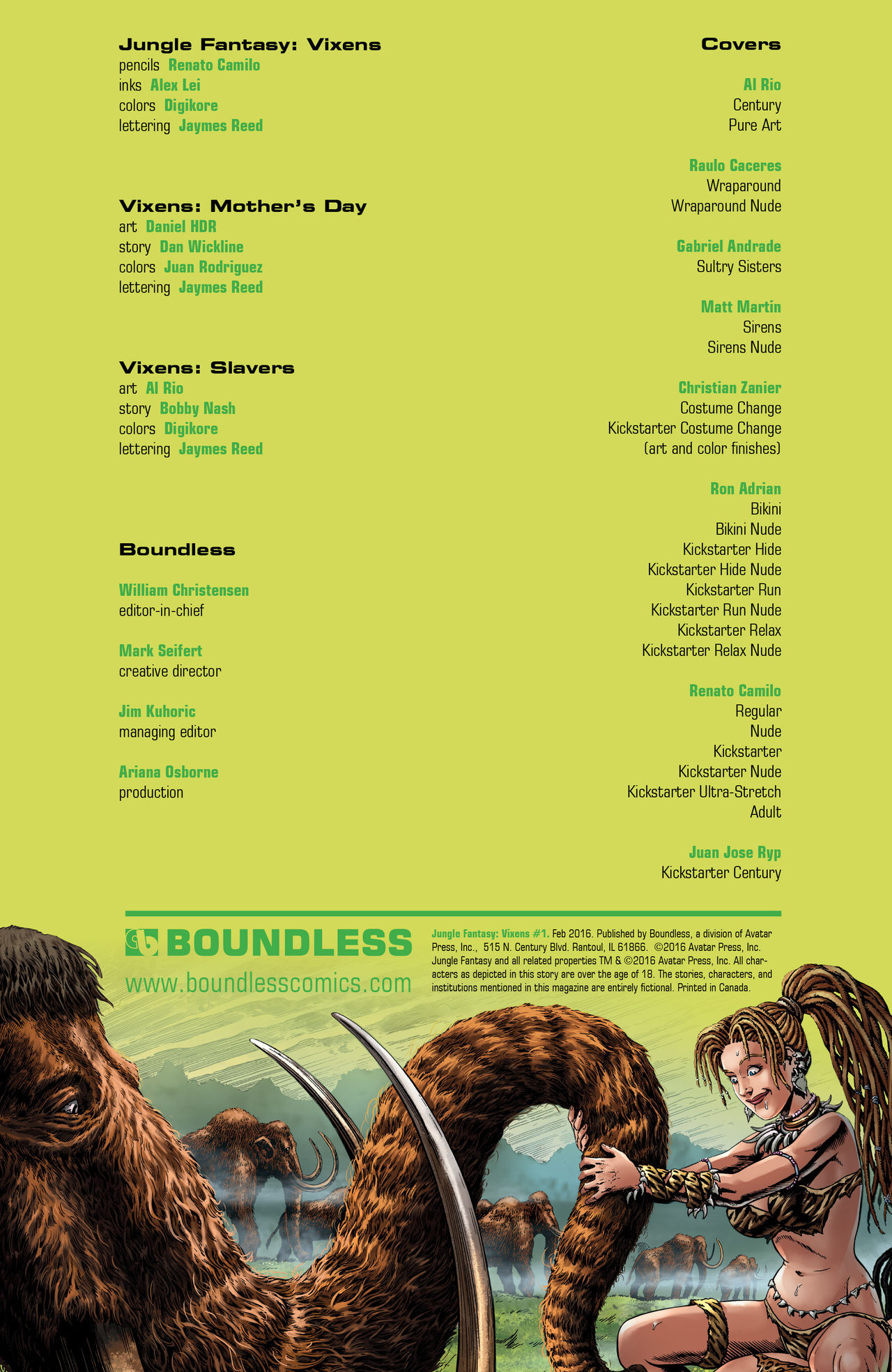 Jungle Fantasy - Vixens 001 page 2 full