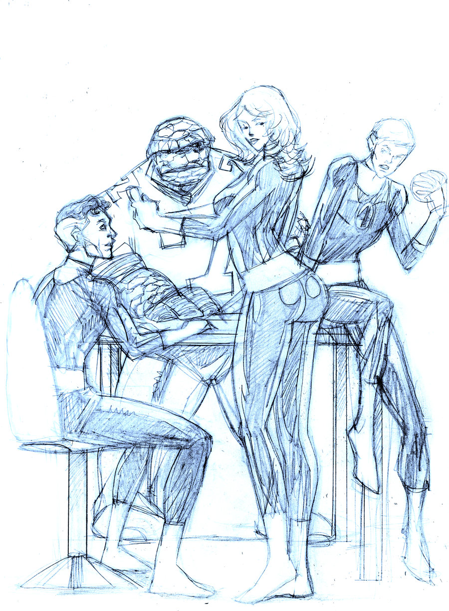 Fantastic Four Sketches by SuperPoser page 8 full