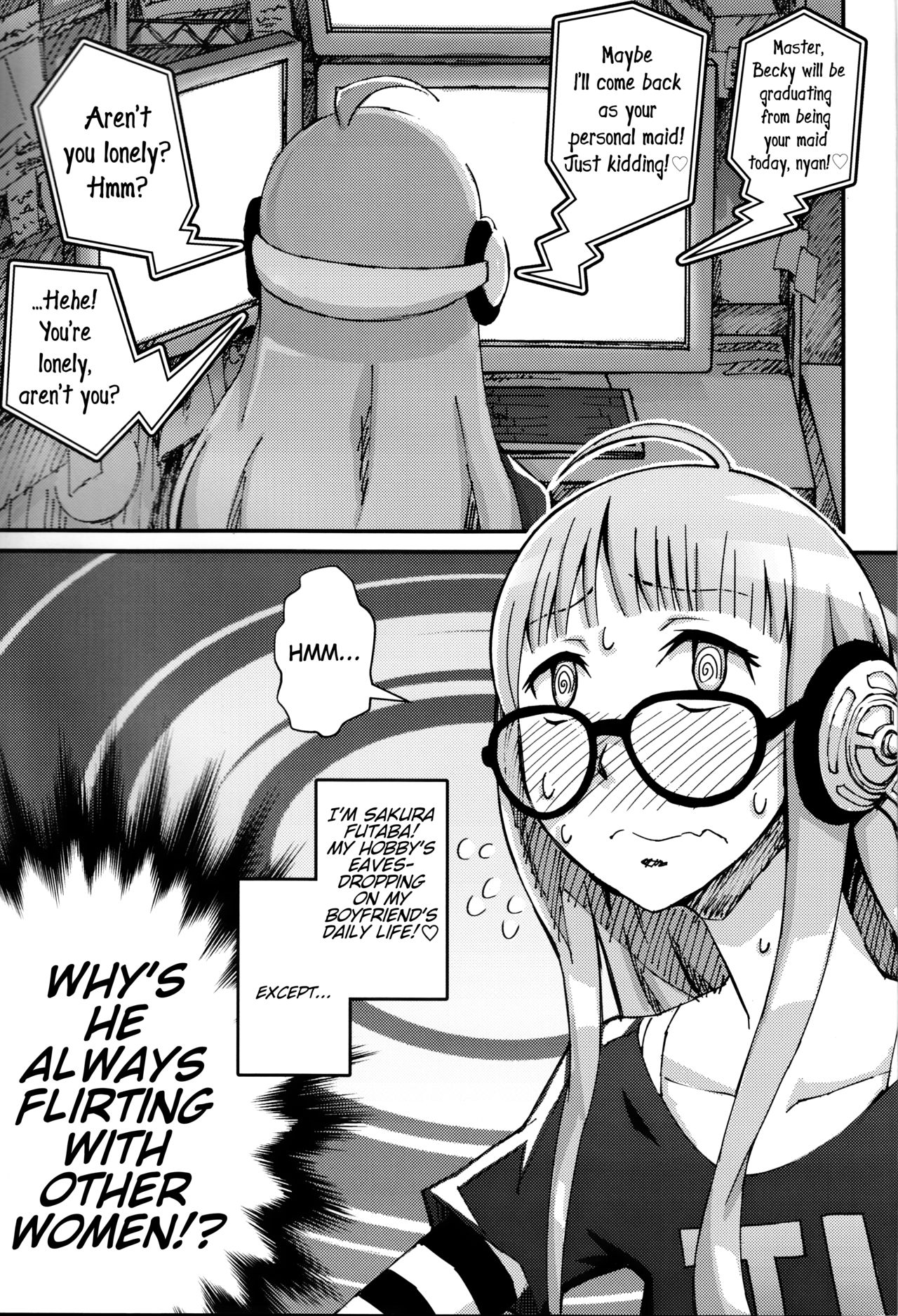 Moshi Sakura Futaba-chan ga Touchou Onanie Shiteru no ga Kareshi ni Baretara? page 2 full