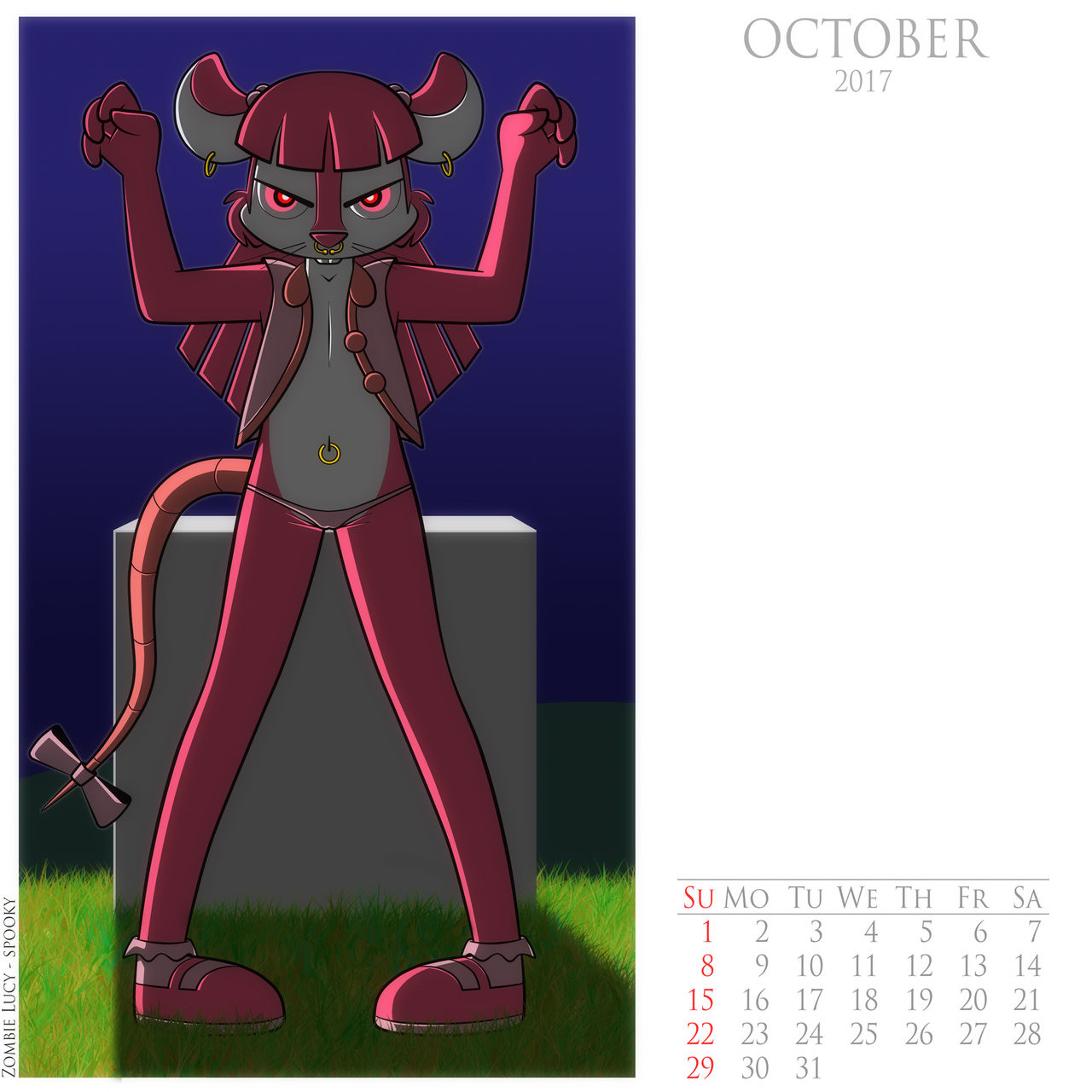School Days Calendar 2017 page 10 full