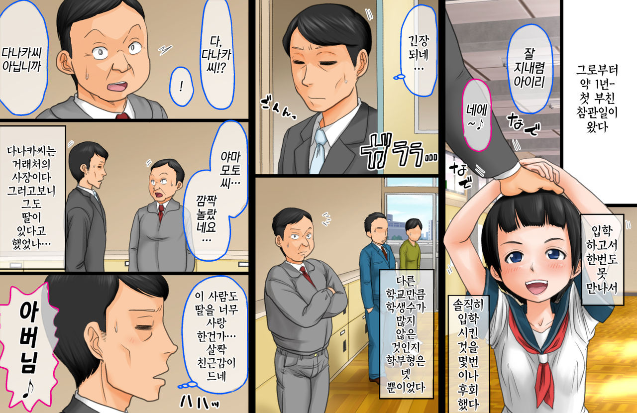 Ano Meimon Jyogakuen ga Jitsu ha Bitch wo Sodateru Gakuen datta node Aishi wo Nyuugaku sasete Jibun Senyou ni shita Chichioya no Hanashi |그 명문 여학교가 실은 빗치를 키우는 학교였기에 사랑하는 딸을 입학시켜서 자기전용으로 육성하는 아버지의 이야기 page 9 full