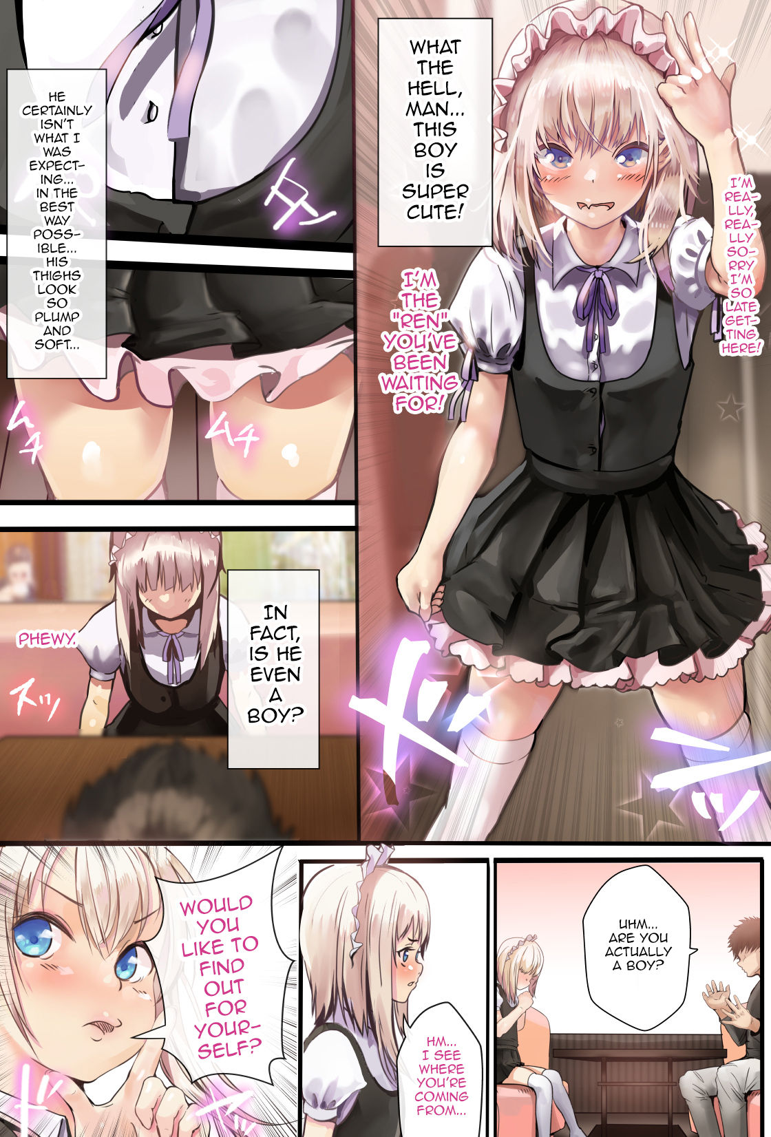 Off-Pako de Tokoroten Suru Hentai Josouko ♂ page 3 full