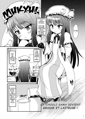 Patchouli-sama ga Futotte Sakunyuu Sareru Hon | Patchouli-sama devient grasse et laiteuse cover