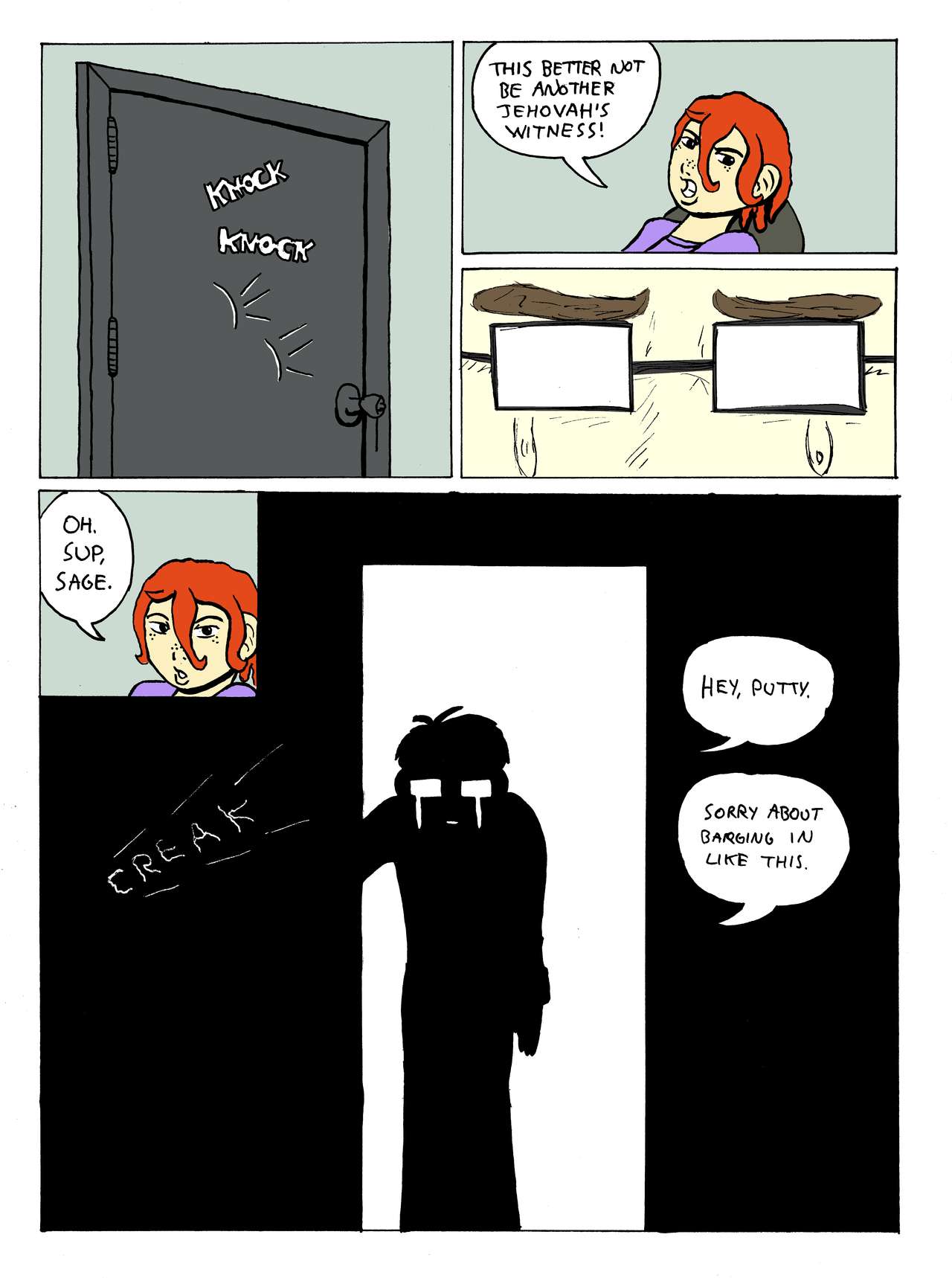 Putty Comix #1: Finding The Right Diction page 5 full