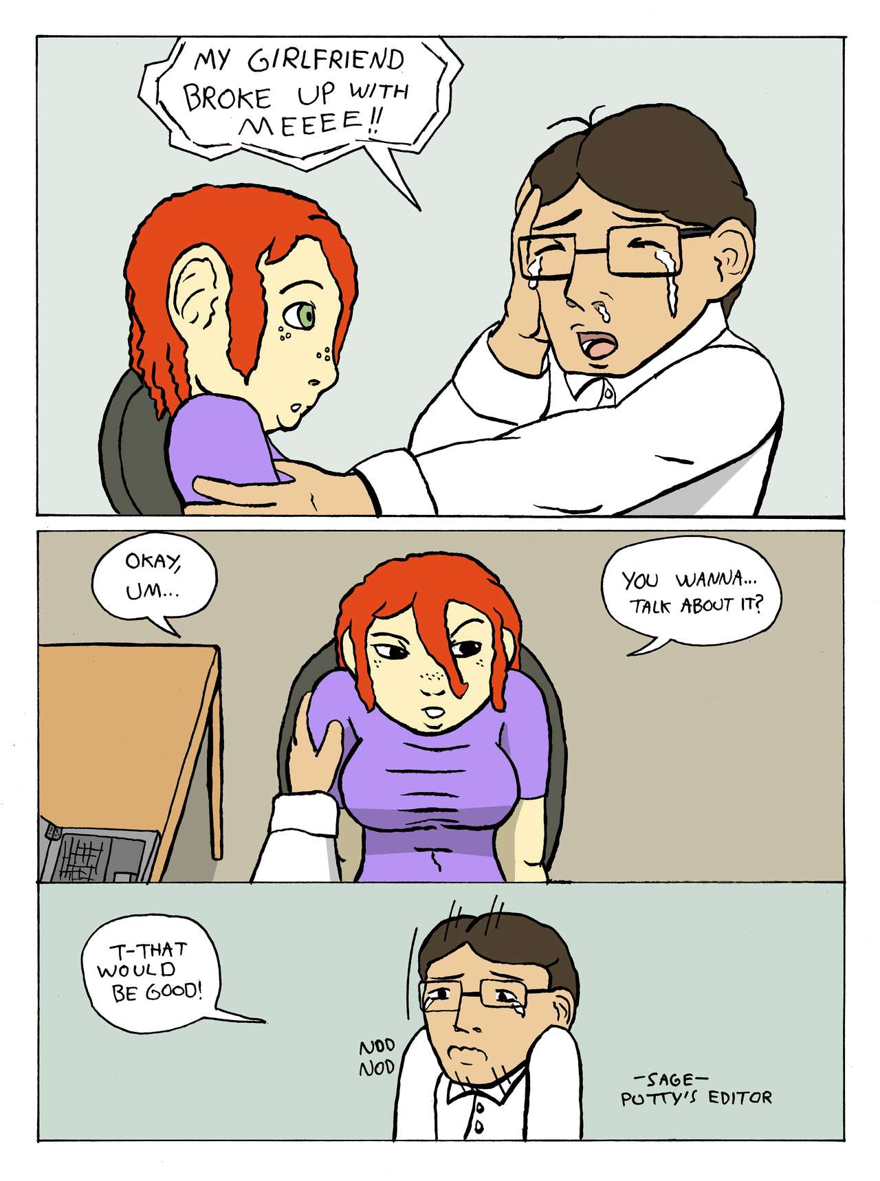 Putty Comix #1: Finding The Right Diction page 6 full