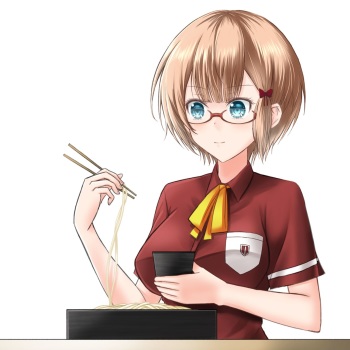 うどんを食べる理珠 cover