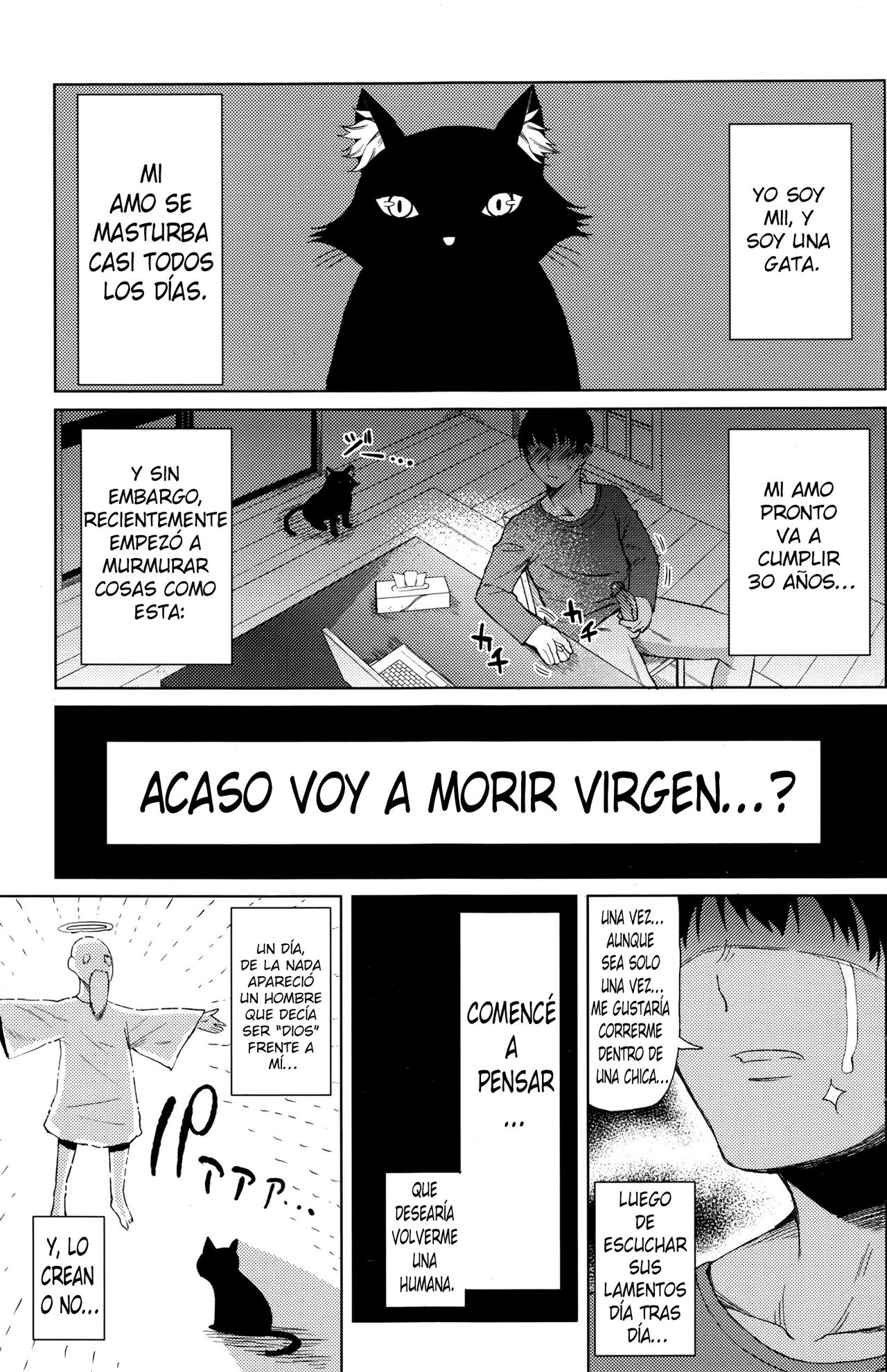 Ningen ni Natta Neko | La Gata Que Se Volvió Humana page 1 full