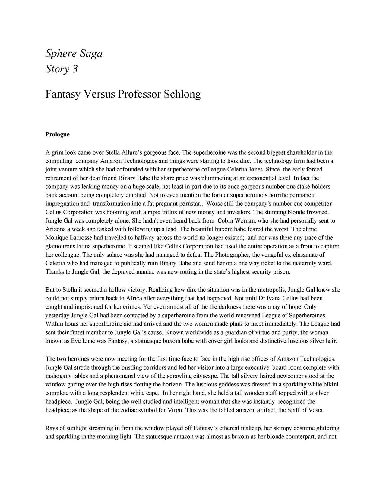 Fantasy Versus Professor Schlong page 2 full