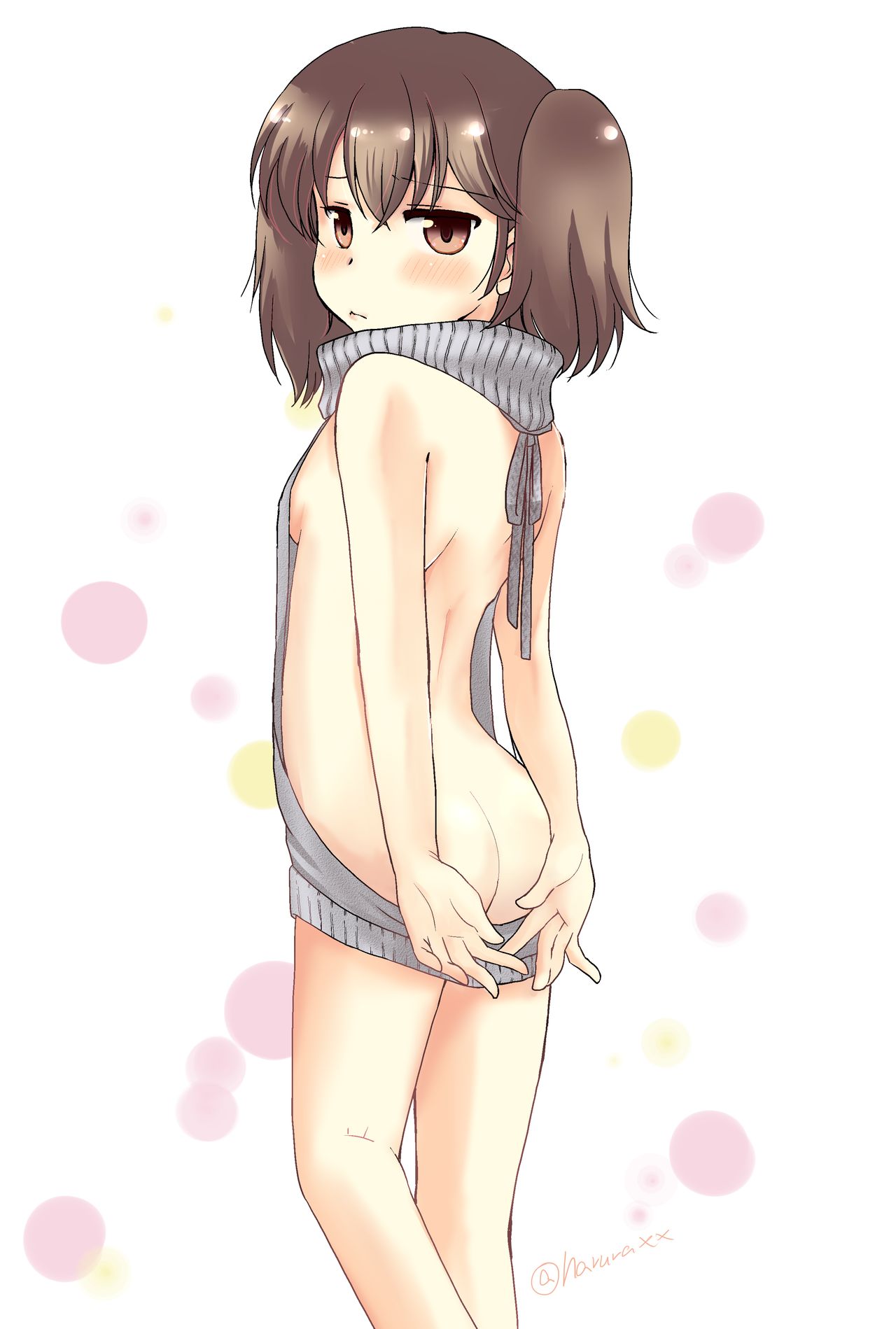 Young Girls in Virgin Killer Sweaters page 1 full
