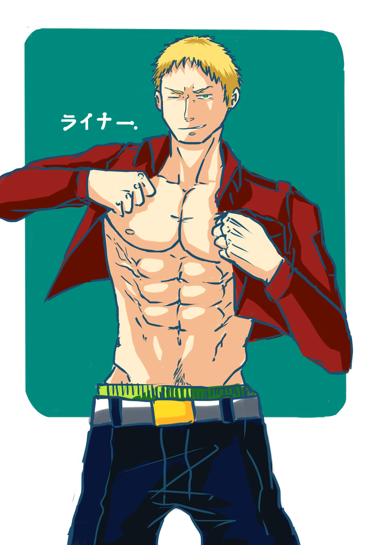 Shingeki no kyojin: Reiner PACK I page 3 full