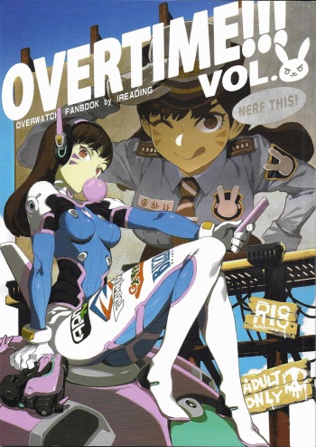 OVERTIME!! OVERWATCH FANBOOK VOL. 2 cover
