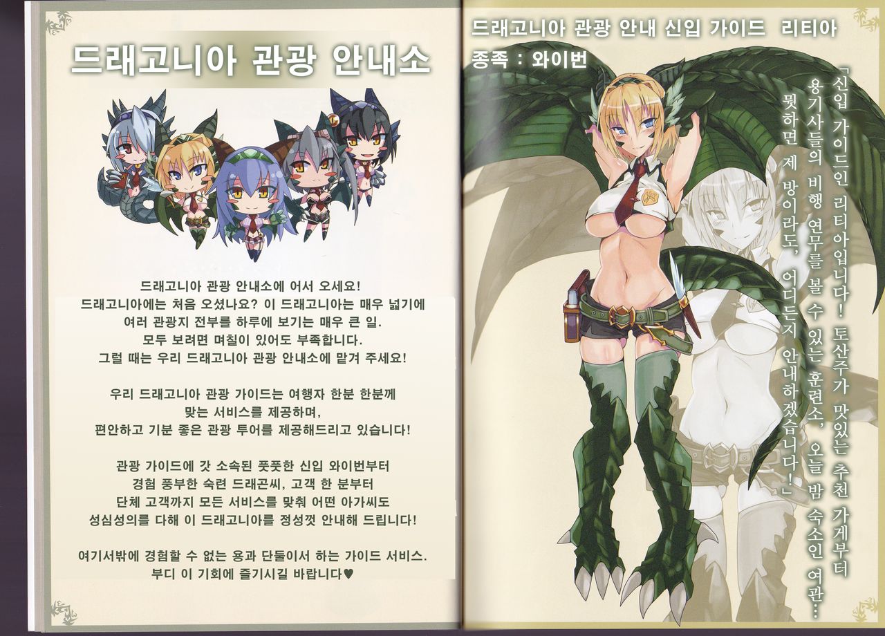 Monster Girl Encyclopedia World Guide - Side 1 ~Dragonia~ | 마물소녀도감 월드 가이드 외전 1 ~드래고니아~ page 9 full