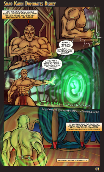 Shao Kahn Dominates Disney cover