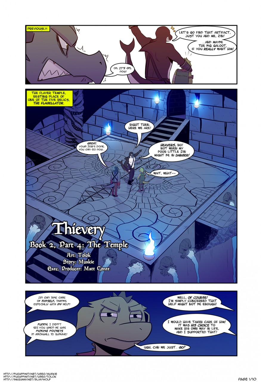 Thievery - Book 2, Part 4: The Temple page 1 full