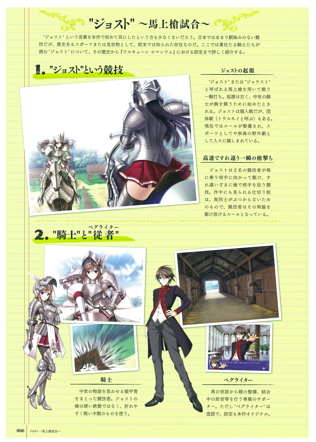 Walkure Romanze Visual Fan Book page 8 full