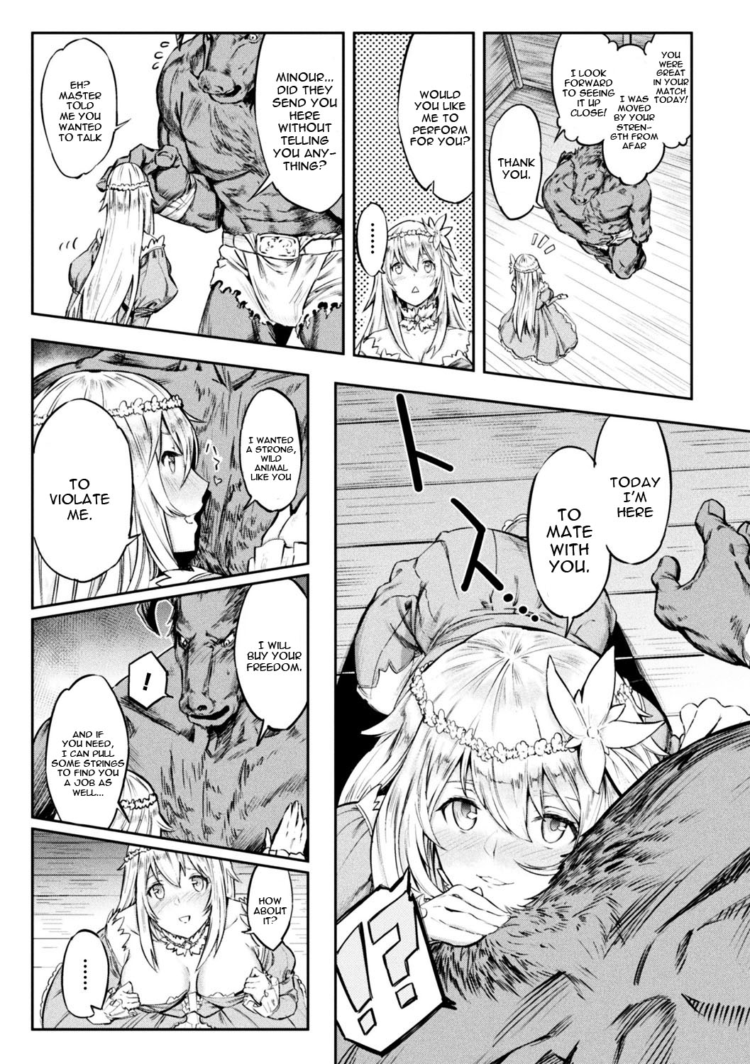 Tensei Shite Minotauros ni Natta Ojou-sama ni Semarareta ken page 3 full