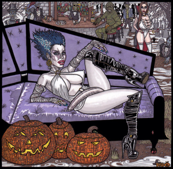 Halloween Hangout with Futa Bride cover