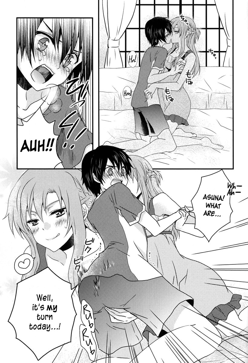Koisuru Asuna wa Setsunakute Kirito-kun o Omou Totsui Ijiwaru Shichauno | Lovestruck Asuna Really Wants to Tease Kirito Every Time She Sees Him   =LWB= page 5 full