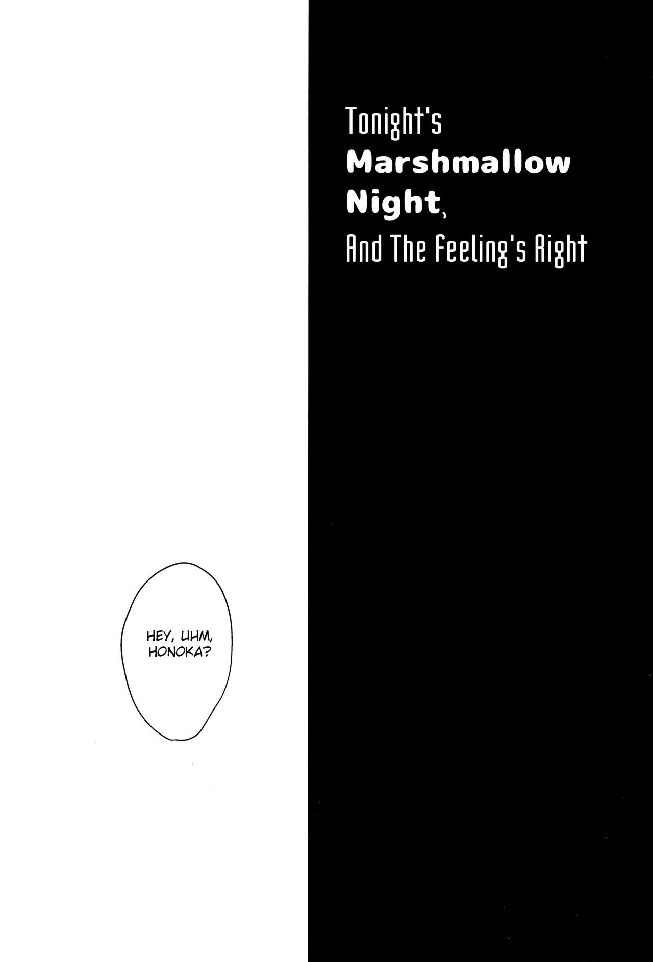 Konya wa Marshmallow Night yo | Its Marshmallow Night, And The Feelings Right page 2 full