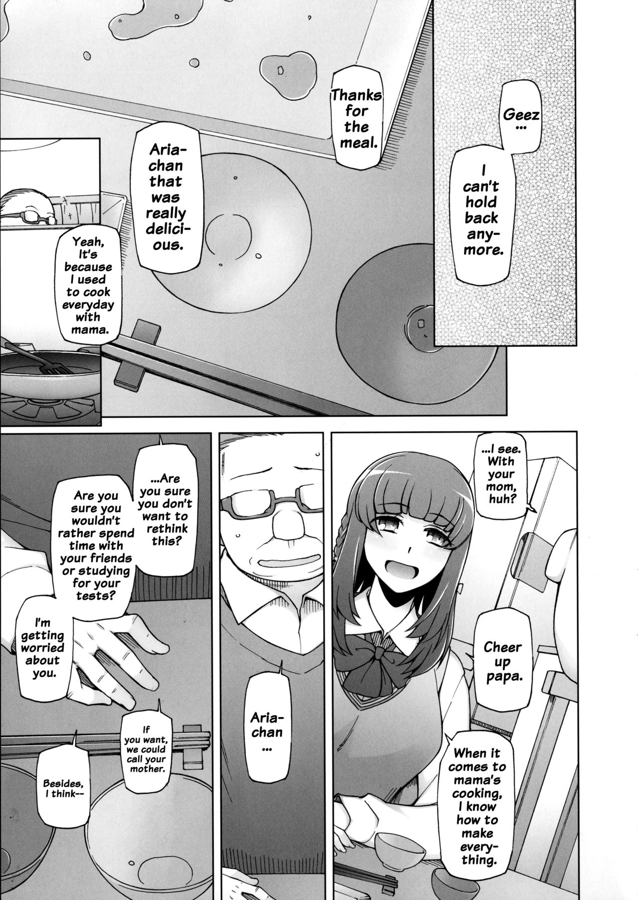 Lustful Flowers 2 Chichi to Aishiatta Yoru ni, Kemono-domo wa Tsudou. page 10 full