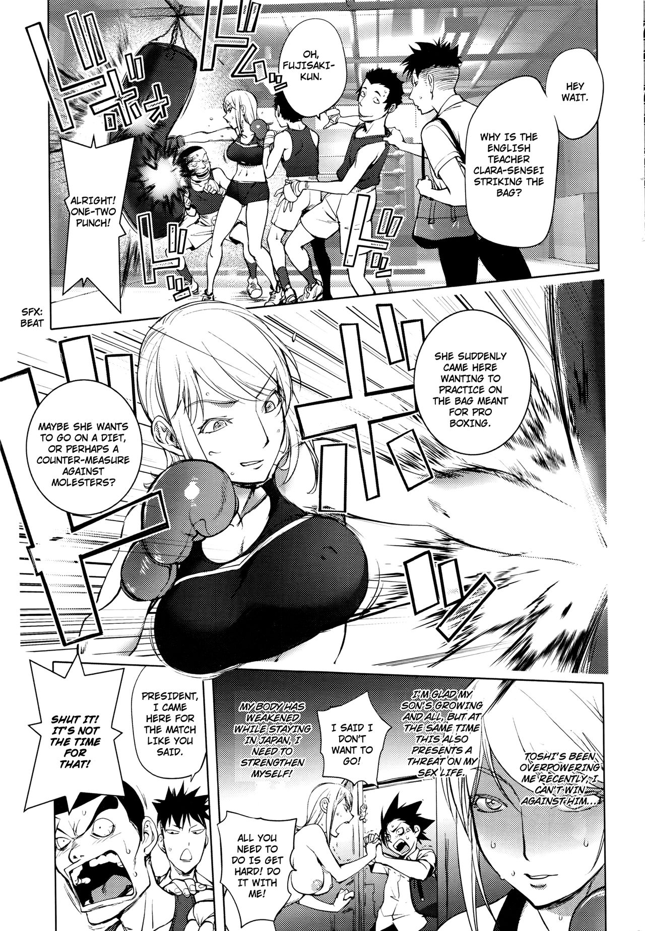 Clara-Sensei no Boxing Kyoushitsu | Clara-Sensei's Boxing Class page 3 full