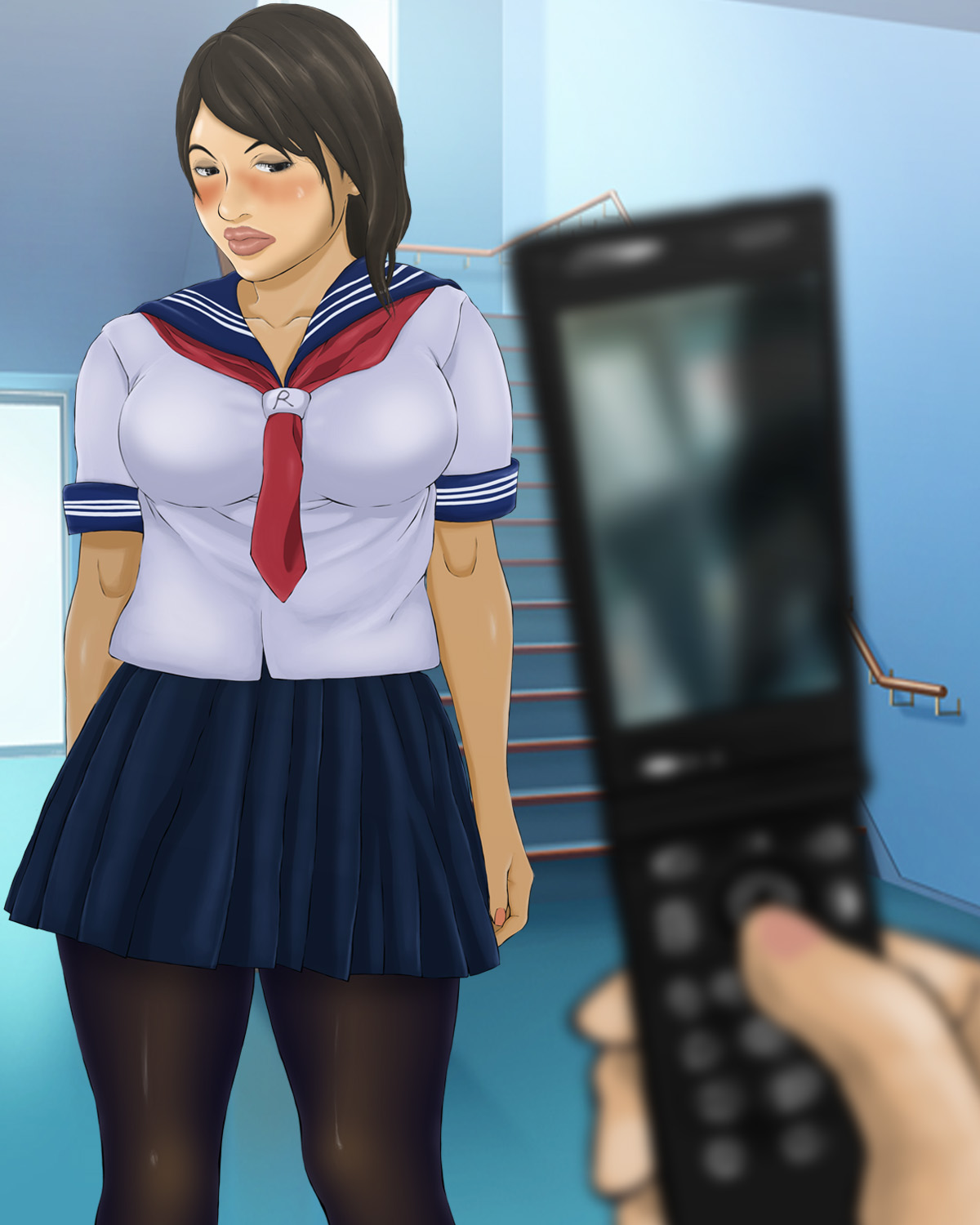 Bihaku ga Jiman no Seitokaichou o Kasshoku Amazoness Bitch ni Shitemita. page 4 full