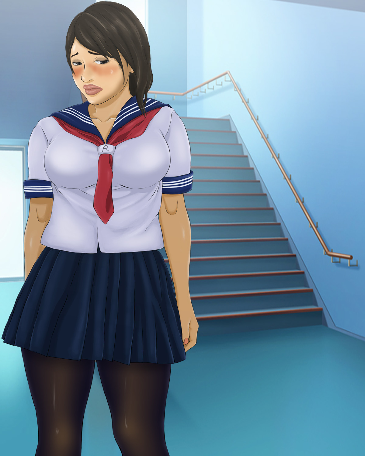 Bihaku ga Jiman no Seitokaichou o Kasshoku Amazoness Bitch ni Shitemita. page 5 full