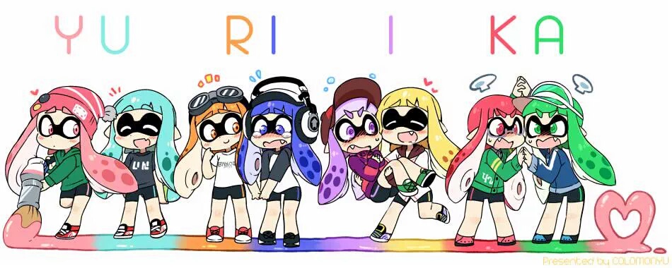 Various Splatoon art page 1 full