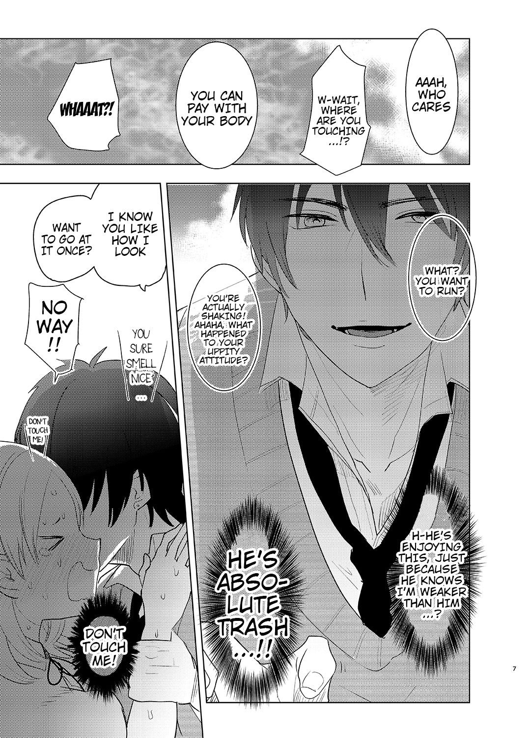 Gakkou Ichi no Ouji-sama ga Jitsuwa DoS de Haraguro dakedo Atashi no Futanari Chinpo no Mae dato Soku Ochi Mesu Ahegao Sarashichautte Hontou desu ka?! page 6 full