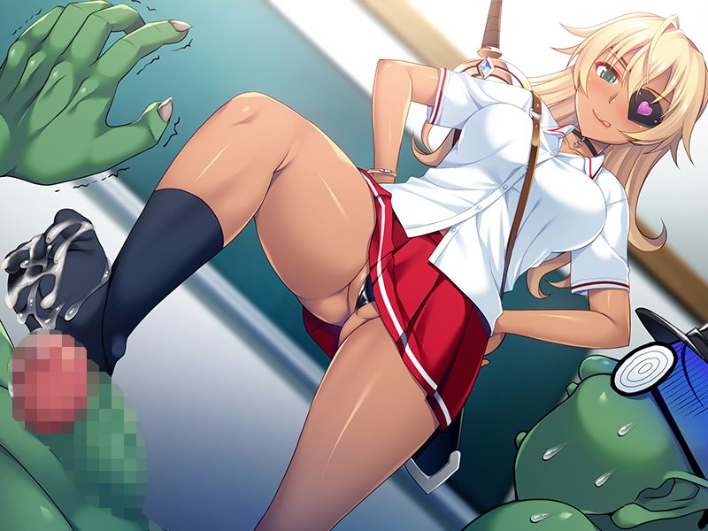 Juurin! Orc Gakuen! ~ Tenkousei wa Kasshoku Bitch-na Onna Yuusha!? ~ page 8 full