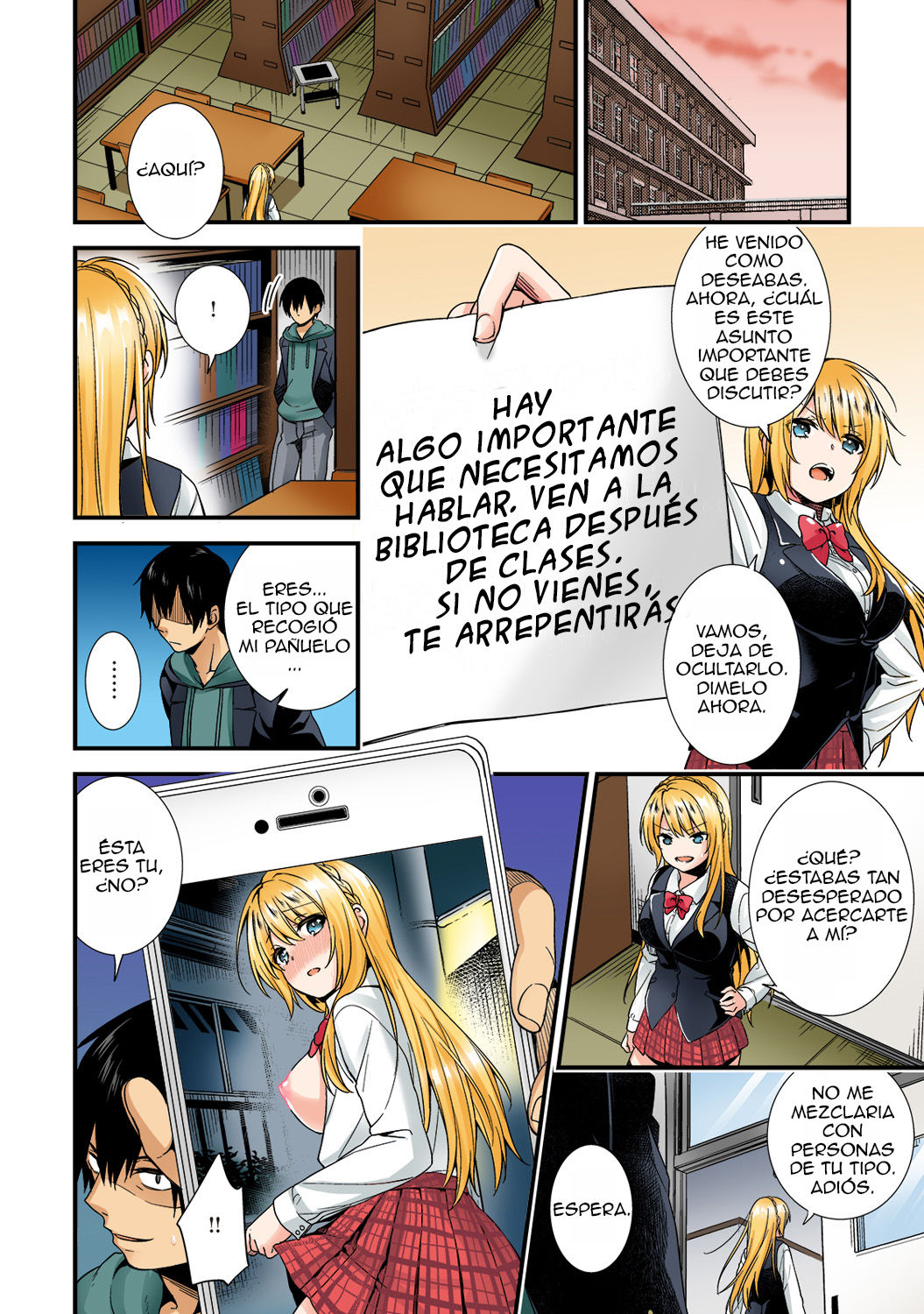 Gakuen no Ojou-sama ga Roshutsukyou no Dohentai datta Hanashi | La dama de la escuela es realmente una pervertida exhibicionista  Ch. 1 page 6 full
