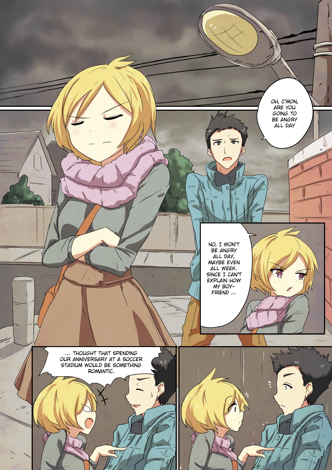 Comic Chiyo #1 | Finishing Rain page 3 full